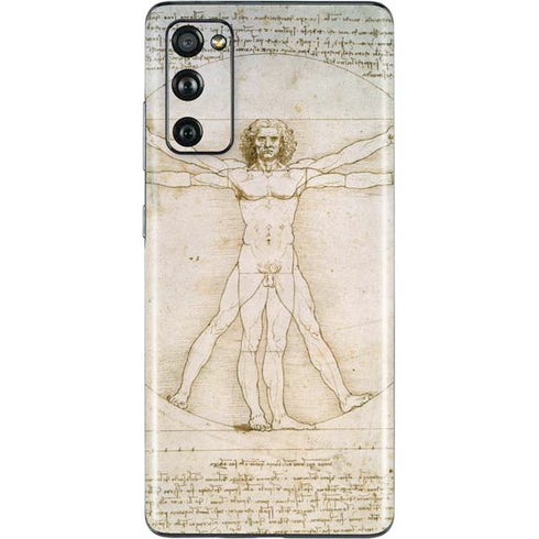 Leonardo da Vinci The Proportions of Man Galaxy S20 Fan Edition Skin