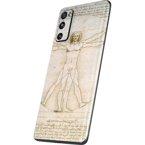 Leonardo da Vinci The Proportions of Man Galaxy S20 Fan Edition Skin