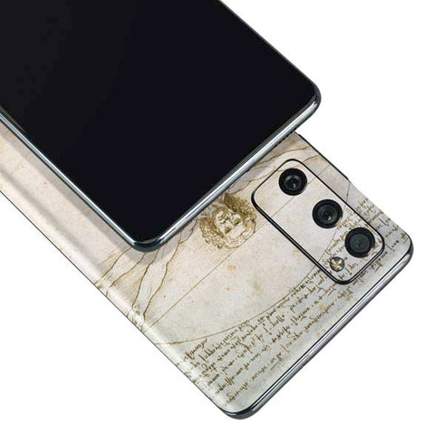 Leonardo da Vinci The Proportions of Man Galaxy S20 Fan Edition Skin
