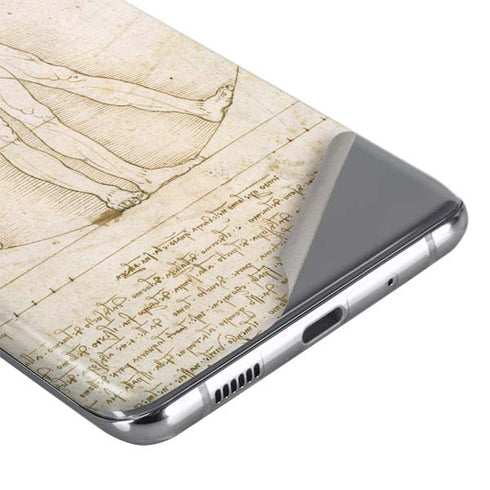 Leonardo da Vinci The Proportions of Man Galaxy S20 Plus Skin