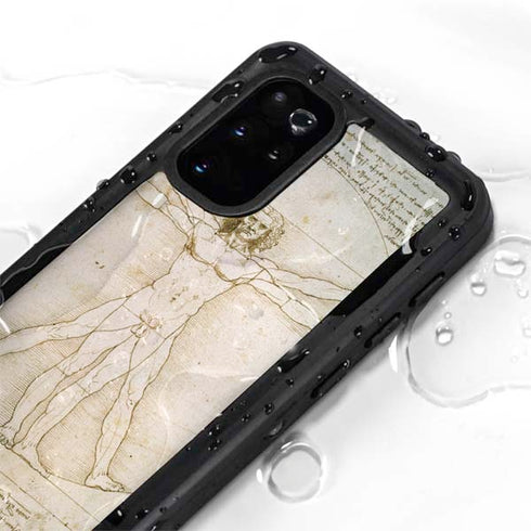 Leonardo da Vinci The Proportions of Man Galaxy S20 Plus Waterproof Case