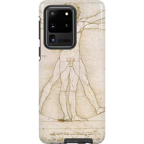 Leonardo da Vinci The Proportions of Man Galaxy S20 Ultra 5G Pro Case