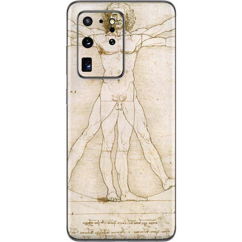 Leonardo da Vinci The Proportions of Man Galaxy S20 Ultra 5G Skin