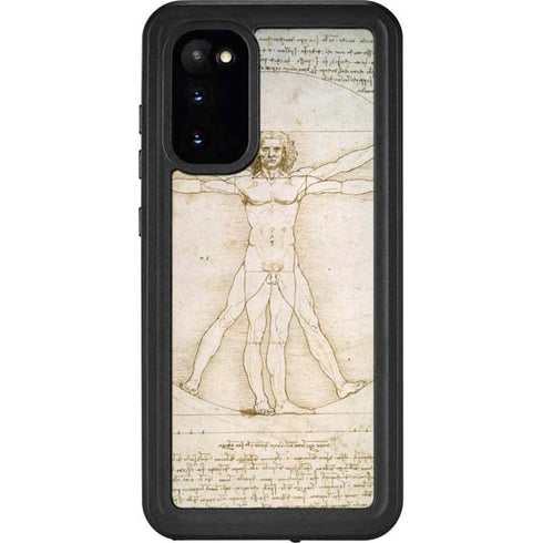 Leonardo da Vinci The Proportions of Man Galaxy S20 Waterproof Case