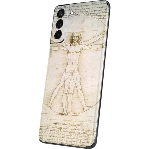 Leonardo da Vinci The Proportions of Man Galaxy S21 5G Skin