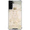 Leonardo da Vinci The Proportions of Man Galaxy S21 FE Clear Case