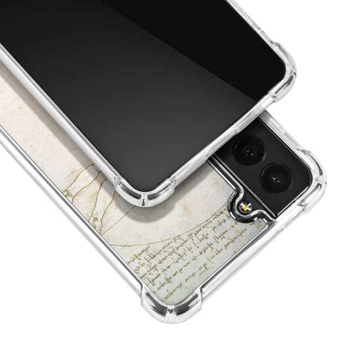 Leonardo da Vinci The Proportions of Man Galaxy S21 Plus 5G Clear Case