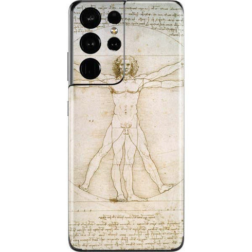 Leonardo da Vinci The Proportions of Man Galaxy S21 Ultra 5G Skin