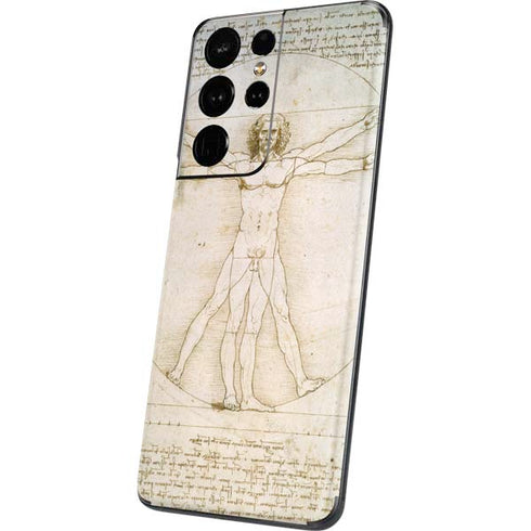 Leonardo da Vinci The Proportions of Man Galaxy S21 Ultra 5G Skin