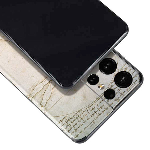 Leonardo da Vinci The Proportions of Man Galaxy S21 Ultra 5G Skin