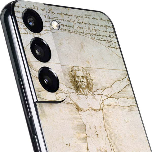 Leonardo da Vinci The Proportions of Man Galaxy S22 Skin