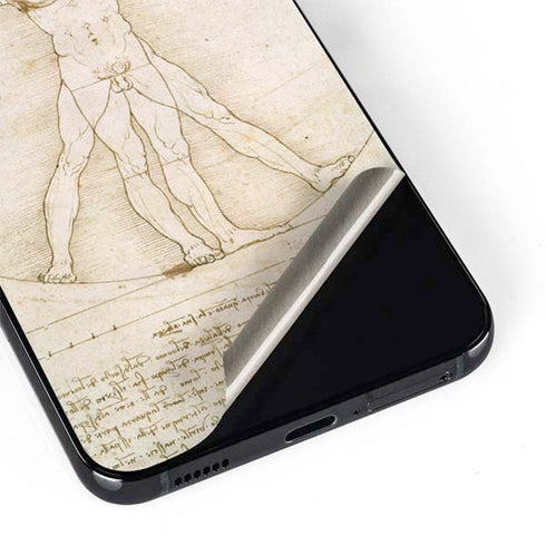 Leonardo da Vinci The Proportions of Man Galaxy S22 Skin