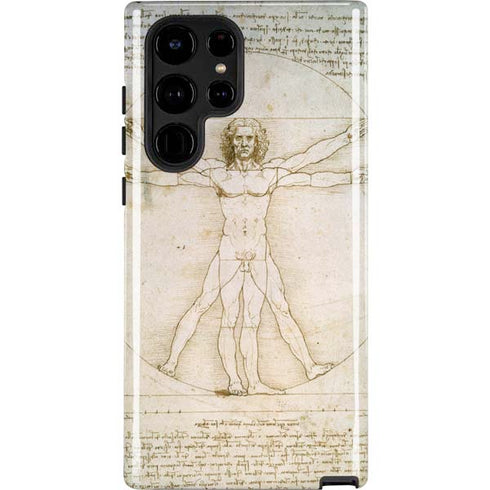 Leonardo da Vinci The Proportions of Man Galaxy S22 Ultra Pro Case