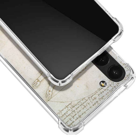 Leonardo da Vinci The Proportions of Man Galaxy S23 Clear Case