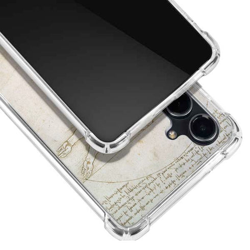 da Vinci - The Proportions of Man by Da Vinci Galaxy S23 FE Clear Case