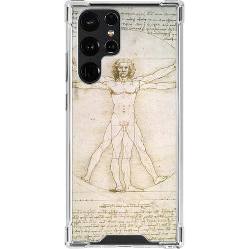 da Vinci - The Proportions of Man by Da Vinci Galaxy S23 Ultra Clear Case