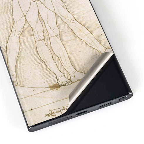 Leonardo da Vinci The Proportions of Man Galaxy S23 Ultra Skin