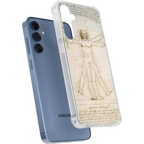 da Vinci - The Proportions of Man by Da Vinci Galaxy S24 Clear Case