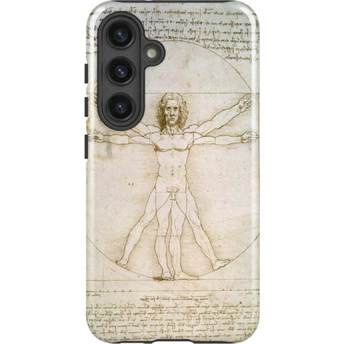 da Vinci - The Proportions of Man by Da Vinci Galaxy S24 Impact Case