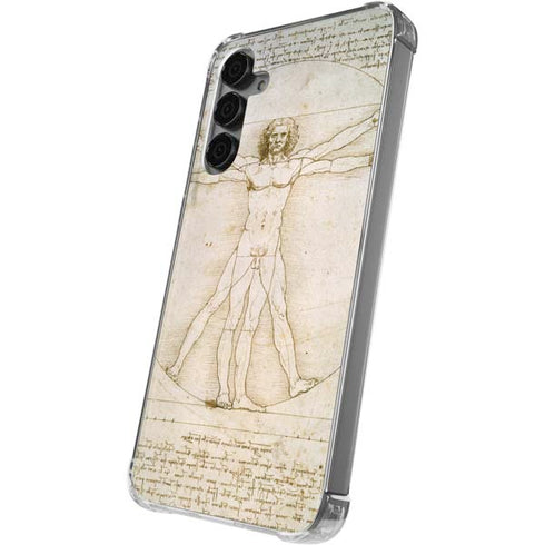 da Vinci - The Proportions of Man by Da Vinci Galaxy S24 Plus Clear Case