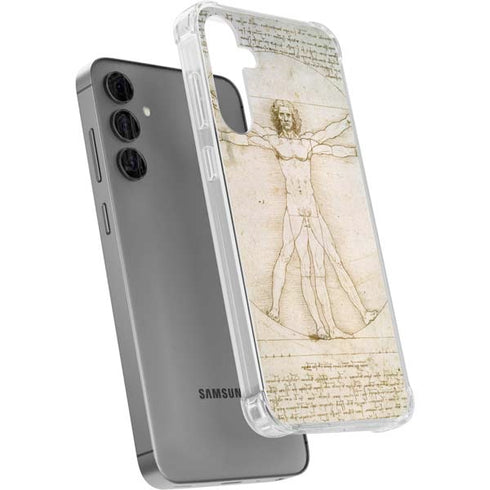da Vinci - The Proportions of Man by Da Vinci Galaxy S24 Plus Clear Case