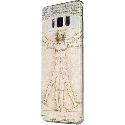 Leonardo da Vinci The Proportions of Man Galaxy S8 Plus Skin