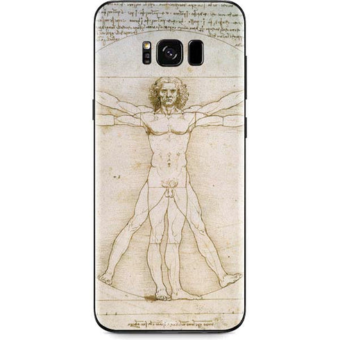 Leonardo da Vinci The Proportions of Man Galaxy S8 Skin