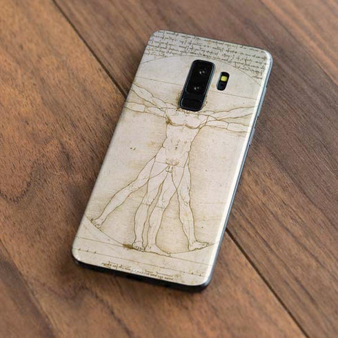 Leonardo da Vinci The Proportions of Man Galaxy S9 Plus Skin