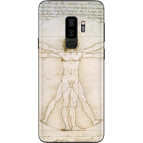 Leonardo da Vinci The Proportions of Man Galaxy S9 Plus Skin