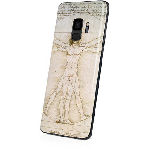 Leonardo da Vinci The Proportions of Man Galaxy S9 Skin