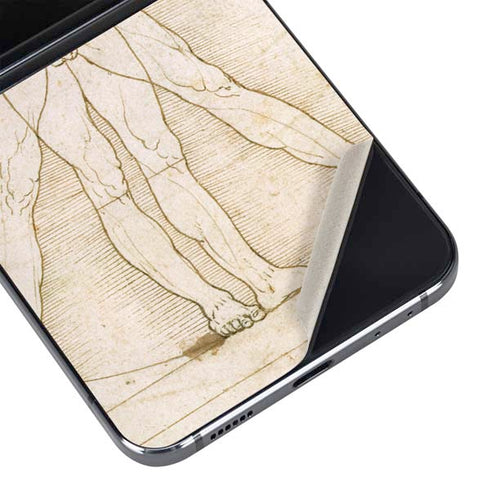 da Vinci - The Proportions of Man by Da Vinci Galaxy Z Flip5 5G Skin