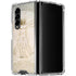 Leonardo da Vinci The Proportions of Man Galaxy Z Fold4 5G Clear Case