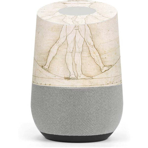 Leonardo da Vinci The Proportions of Man Google Home Skin