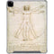 Leonardo da Vinci The Proportions of Man iPad Pro 12.9in (2020) Clear Case