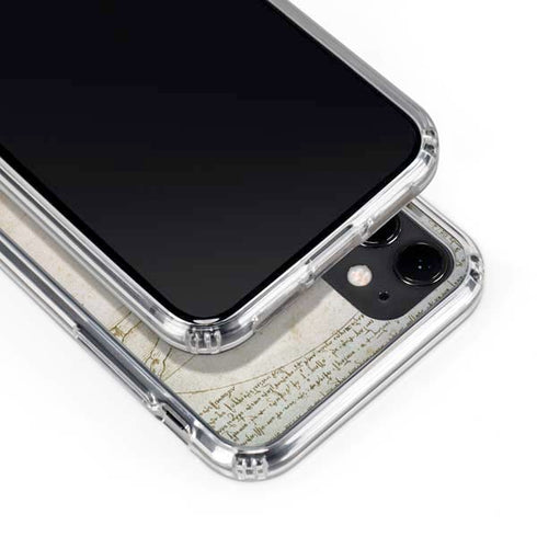da Vinci - The Proportions of Man by Da Vinci iPhone 11 Clear Case