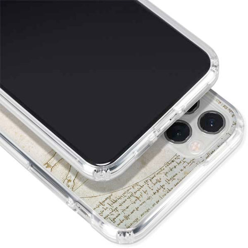 da Vinci - The Proportions of Man by Da Vinci iPhone 11 Pro Clear Case