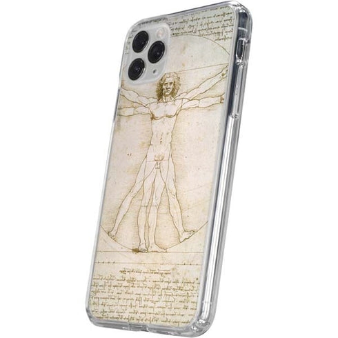 da Vinci - The Proportions of Man by Da Vinci iPhone 11 Pro Clear Case