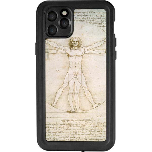 Leonardo da Vinci The Proportions of Man iPhone 11 Pro Max Waterproof Case