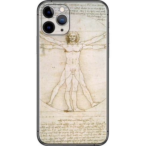 Leonardo da Vinci The Proportions of Man iPhone 11 Pro Skin