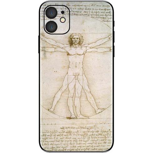Leonardo da Vinci The Proportions of Man iPhone 11 Skin