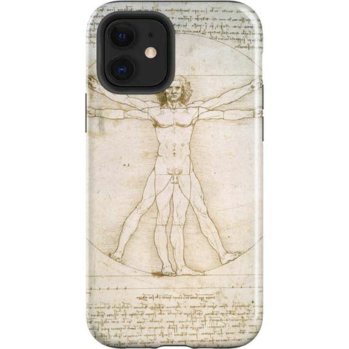 Leonardo da Vinci The Proportions of Man iPhone 12 Impact Case