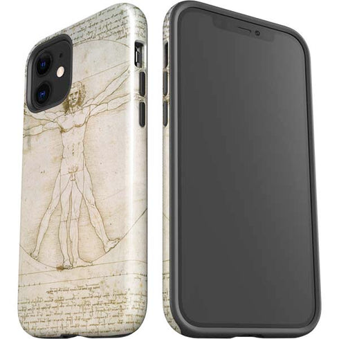 Leonardo da Vinci The Proportions of Man iPhone 12 Impact Case