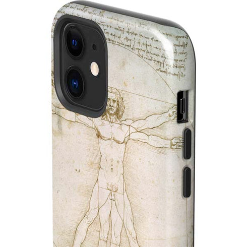 Leonardo da Vinci The Proportions of Man iPhone 12 Mini Impact Case