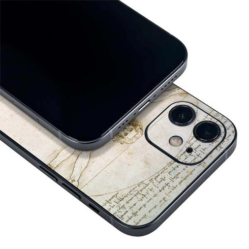 Leonardo da Vinci The Proportions of Man iPhone 12 Mini Skin