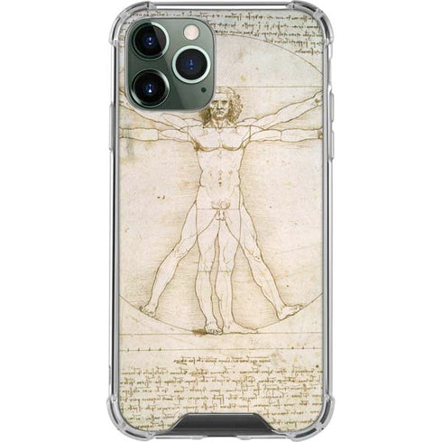 Leonardo da Vinci The Proportions of Man iPhone 12 Pro Clear Case