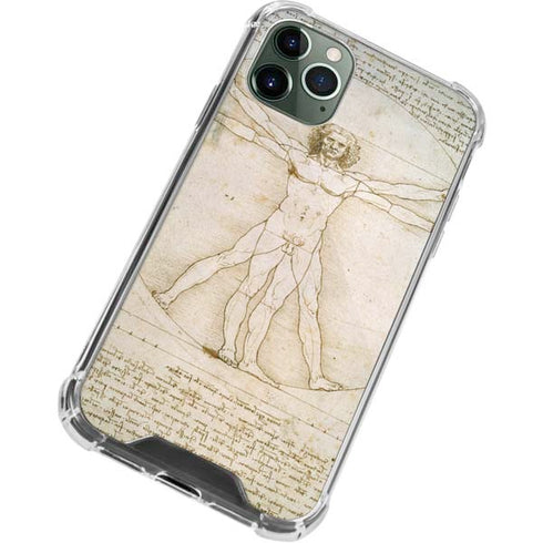 Leonardo da Vinci The Proportions of Man iPhone 12 Pro Clear Case