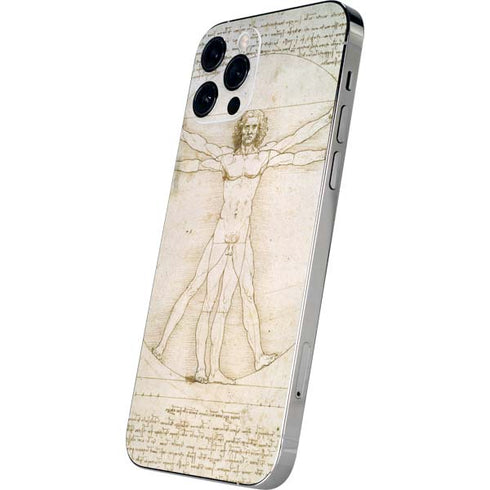 Leonardo da Vinci The Proportions of Man iPhone 12 Pro Skin