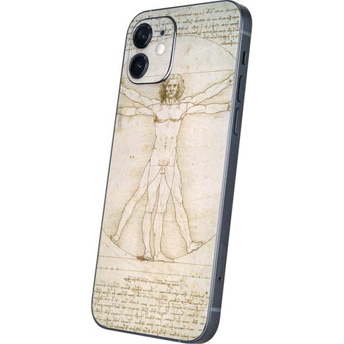 Leonardo da Vinci The Proportions of Man iPhone 12 Skin
