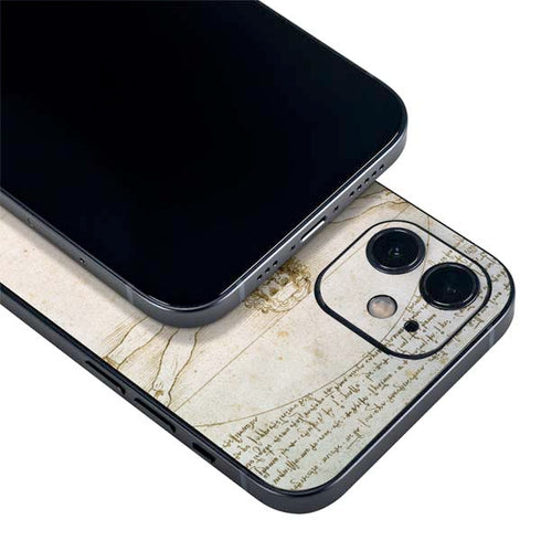 Leonardo da Vinci The Proportions of Man iPhone 12 Skin