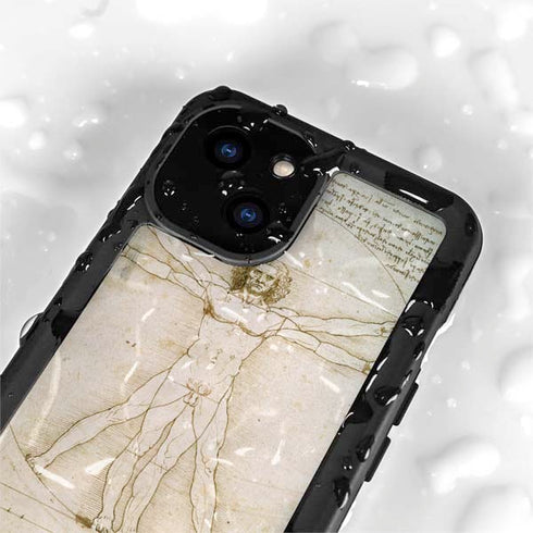 Leonardo da Vinci The Proportions of Man iPhone 13 Mini Waterproof Case